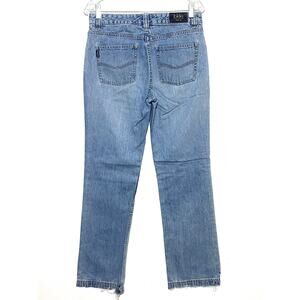 Vintage BKLE Jeans Sarah Straight Leg Medium Wash Cotton Womens 29 x 33